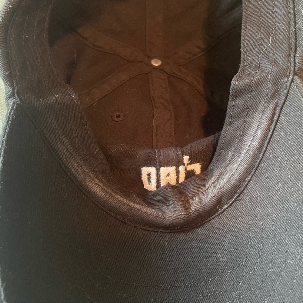 Ciao Black Baseball Cap - Picture 5 of 7
